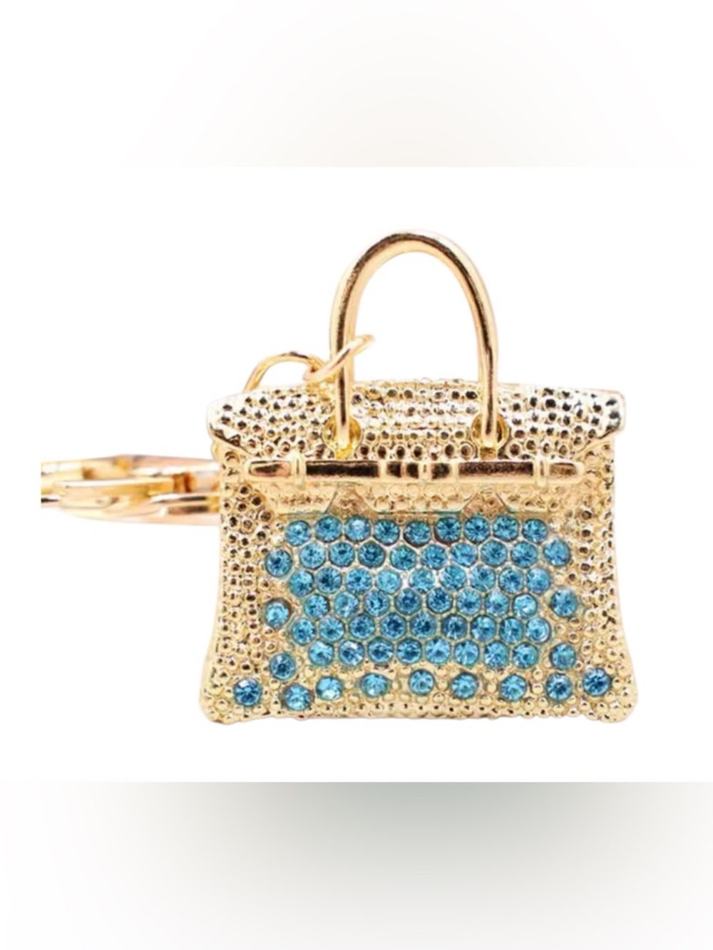 Pretty Little Rhinestone Tiny Purse Key Chain Bag Accessory